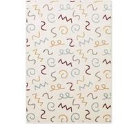 Hanse Home Adventures: Alfombra infantil "Fiete", color crema, multicolor