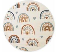 Hanse Home Adventures: Alfombra para niños, modelo Bowie, color crema, con múltiples colores