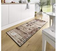HANSE Home - Alfombra de Pasillo, Poliamida, Poliamida, marrón, 67 x 180 x 0.8 cm