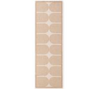 Hanse Home: Alfombra reversible para interiores y exteriores, resistente a la intemperie, robusta, de yute blanco, modelo Bowen, 80x250 cm