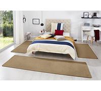 HANSE Home Cuna 3 Piezas Uni Colores Fancy, Polipropileno, marrón, 67 x 250 x 0.7 cm
