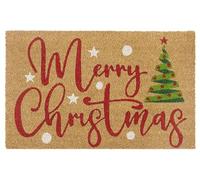 Hanse Home Felpudo de Coco para Navidad, Antideslizante, para Interiores, Felpudo de Fibra de Coco para Entrada y Exterior Cubierto, 40 x 70 cm