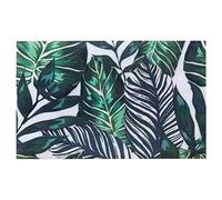 HANSE Home Felpudo Estampado con Aspecto 3D con Suelo de PVC Antideslizante, Alfombrilla para Puerta de Entrada, Alfombra para Interior y Exterior, Varios diseños, 45 x 70 cm, Color: Hojas