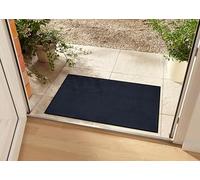 Hanse Home Felpudo Lavable para Interior y Exterior, Monocolor, 40 x 60 cm, Color Negro