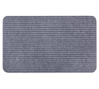 HANSE Home Ribbed Felpudo para Interior y Exterior, Antideslizante, Lavable y Resistente a la Intemperie, Alfombrilla para Puerta para Entrada y Exterior, 45 x 75 cm, Gris