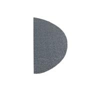 Hanse Home Soft & Clean - Felpudo semicircular para Interior y Exterior, 75 x 50 cm, Lavable y Resistente a la Intemperie, Antideslizante, para Entrada y Exterior, Color Gris