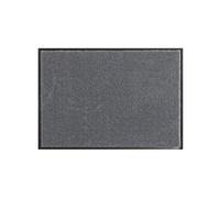 Hanse Home Suave y Limpio Soft & Clean-Felpudo para Interior, 75 x 150 cm, Lavable, Resistente a la Intemperie, Antideslizante para Entrada y Exterior, Color Gris, Poliamida