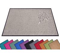HANSE Home Wash & Clean Felpudo para Interior y Exterior, 60 x 180 cm, Lavable, Resistente a la Intemperie, Antideslizante, para Entrada y Exterior, Color Gris