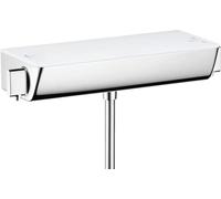 Hansgrohe Grifo de ducha a pared Ecostat 13161400 con termostato cromo-blanco