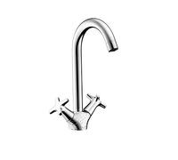 Hansgrohe 13864000 MySport-Grifo Mezclador para Fregadero de Cocina con caño Giratorio, Cromado, Plateado, Norme