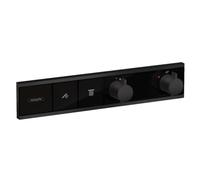 Hansgrohe Grifo empotrado RainSelect para 2 aparatos negro mate 15380670