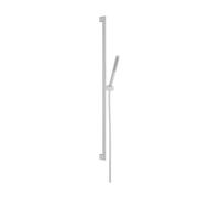 hansgrohe 24383700 Juego de Ducha, Blanco Mate, Duschstange 0,90 m