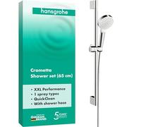 Hansgrohe 26533400 Crometta set de ducha, 0,65m, blanco/cromo