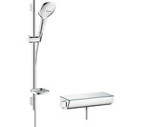 Hansgrohe Conjunto de ducha Raindance Select E – con termostato Ecostat Select, 3 chorros, cromo 27038000