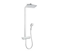 Hansgrohe Raindance Select E - Conjunto de ducha Showerpipe 360 con termostato, EcoSmart 9 l/min, cromo 27286000
