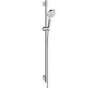 Hansgrohe 27354400 Crometta Vario conjunto de ducha, blanco/cromo, 104,4 X 26,9 x 7,9 cm)