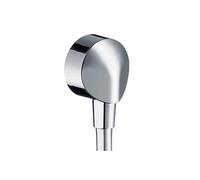 Hansgrohe 27458000 FixFit E toma de agua con válvula anti-retorno, cromo