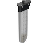hansgrohe 28020340 - Caja de manguera (sBox) con acabado ovalado, cromo negro cepillado completo