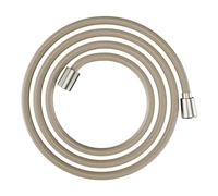 hansgrohe 28230820 DesignFlex - Manguera de ducha de mano de níquel cepillado textil, 80 pulgadas
