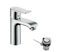 Hansgrohe Grifo monomando de lavabo Metris New 110 CoolStart con desagüe cromo 31121000