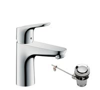 Hansgrohe Grifo monomando para lavabo Focus 31621000 CoolStart ComfortZone100 cromo con desagüe