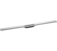 hansgrohe 56054800 RainDrain Flex Fertigset Duschrinne 1200 kürzbar zur Wandmontage Edelstahl gebürstet - Canal de ducha, acero inoxidable cepillado, 120 cm