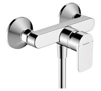 hansgrohe Neovis Q - grifo de ducha visto para 1 función, grifo monomando ducha, mezclador monomando de ducha, cromo, 71681000