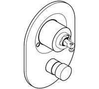 Hansgrohe 96385000 set de conversión de la bola de grifería al cartucho M3 para grifería de bañera empotrada, cromo