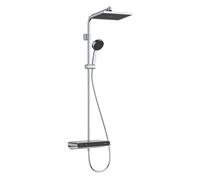 Hansgrohe Activera Q - Conjunto de ducha con termostato, 29x18 cm, 2 chorros, EcoSmart+, cromado 28649000