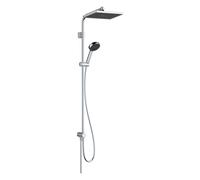 Hansgrohe Activera Q - Conjunto de ducha sin grifería, 29x18 cm, 2 chorros, EcoSmart, cromado 28757000