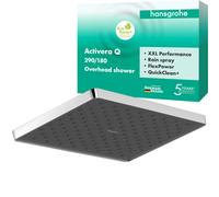 Hansgrohe Activera Q - Rociador de ducha, 30x18 cm, EcoSmart, cromo 28738000