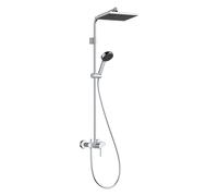 Hansgrohe Activera Q - Juego de ducha con grifo, 29 x 18 cm, 2 chorros, EcoSmart, cromado 28747000