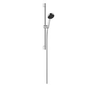 Hansgrohe Activera S - Cabezal de ducha, barra y manguera, 2 tipos de chorro, EcoSmart+, Water Boost, cromado 28863000