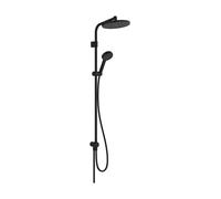 Hansgrohe Activera S conjunto de ducha a pared con rociador con efecto lluvia negro 28074670
