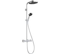Hansgrohe Activera S conjunto de ducha a pared con termostato con rociador con efecto lluvia cromo 28078000