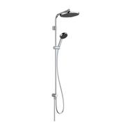 Hansgrohe Activera S - Conjunto de ducha sin grifo, diámetro 24 cm, EcoSmart, 2 chorros, cromo 28074000