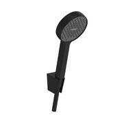 Hansgrohe Activera Select S - Conjunto de ducha con cabezal, soporte y manguera, 2 tipos de chorro, EcoSmart, negro mate 28054670