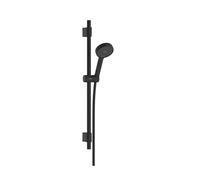 Hansgrohe Activera Select S - Set de cabezal de ducha, barra y manguera, 2 chorros, EcoSmart, negro mate 28048670