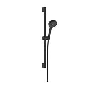 hansgrohe Activera Select S set de ducha 95, 2 tipos de chorro, EcoSmart+, con barra de ducha 65cm, 28045670, Color: negro mate