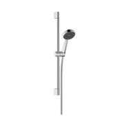 Hansgrohe Activera Select S - Set de ducha: cabezal, barra y manguera, 2 chorros, EcoSmart, cromo 28044000