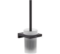 hansgrohe AddStoris Escobillero WC de pared, negro mate, 41752670