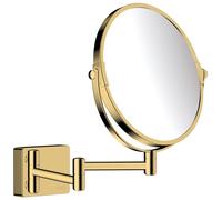 Hansgrohe AddStoris espejo cosmético 24.6x24.6 cm redondo dorado 41791990
