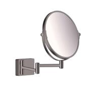 hansgrohe AddStoris Espejo de aumento, cromo negro cepillado, 41791340
