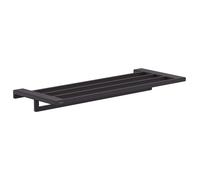 Hansgrohe AddStoris - Estante con toallero, longitud 65 cm, negro mate 41751670