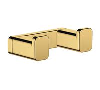 Hansgrohe AddStoris - Gancho doble, aspecto de oro pulido 41755990