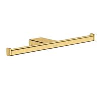 hansgrohe AddStoris Portarrollos doble, color oro pulido, 41748990