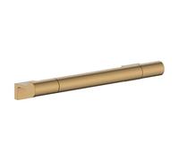 hansgrohe AddStoris S - asidero baño, asidero Ducha, para Montaje en Pared, fijación Oculta, Accesorios de baño, Bronze Cepillado, 41764140
