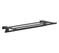 Hansgrohe AddStoris S - Estante con toallero, longitud 66 cm, negro mate 41781670