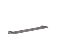 hansgrohe AddStoris Toallero de baño doble, cromo negro cepillado, 41743340