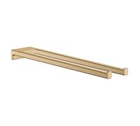 Hansgrohe AddStoris - Toallero doble, longitud 45 cm, bronce cepillado 41770140